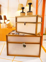 image of a timber frame chest with white side panels. design by thiti amornpatchara