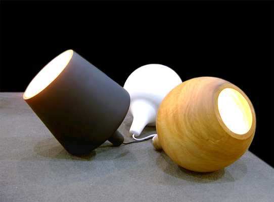 image of charcoal line designed floor lamps