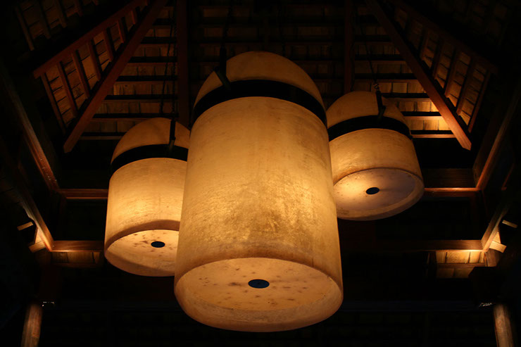 image of hanging glow lantern in thailand. designed by kevin christison of object design studion, bangkok thailand