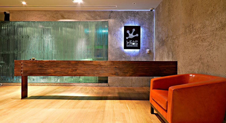 image of leap frog reception, bangkok, thailand. designed by object design studio