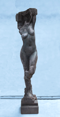 image of sculptor kevin christison piece Petrana, 2008, Cast Bronze, Private Collection, Sacramento, California