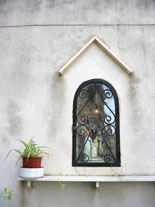 image of a home shrine in sicily, italy