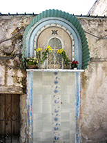 image of a home shrine in sicily, italy